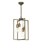 David Hunt Lighting Chiswick 4 Light Pendant Antique Brass